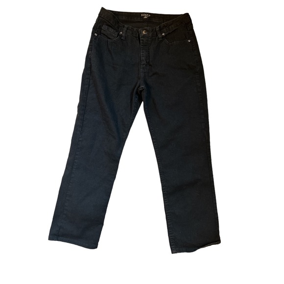 Riders by Lee Denim - Riders By Lee BLACK Denim Jeans Size 12P Petite